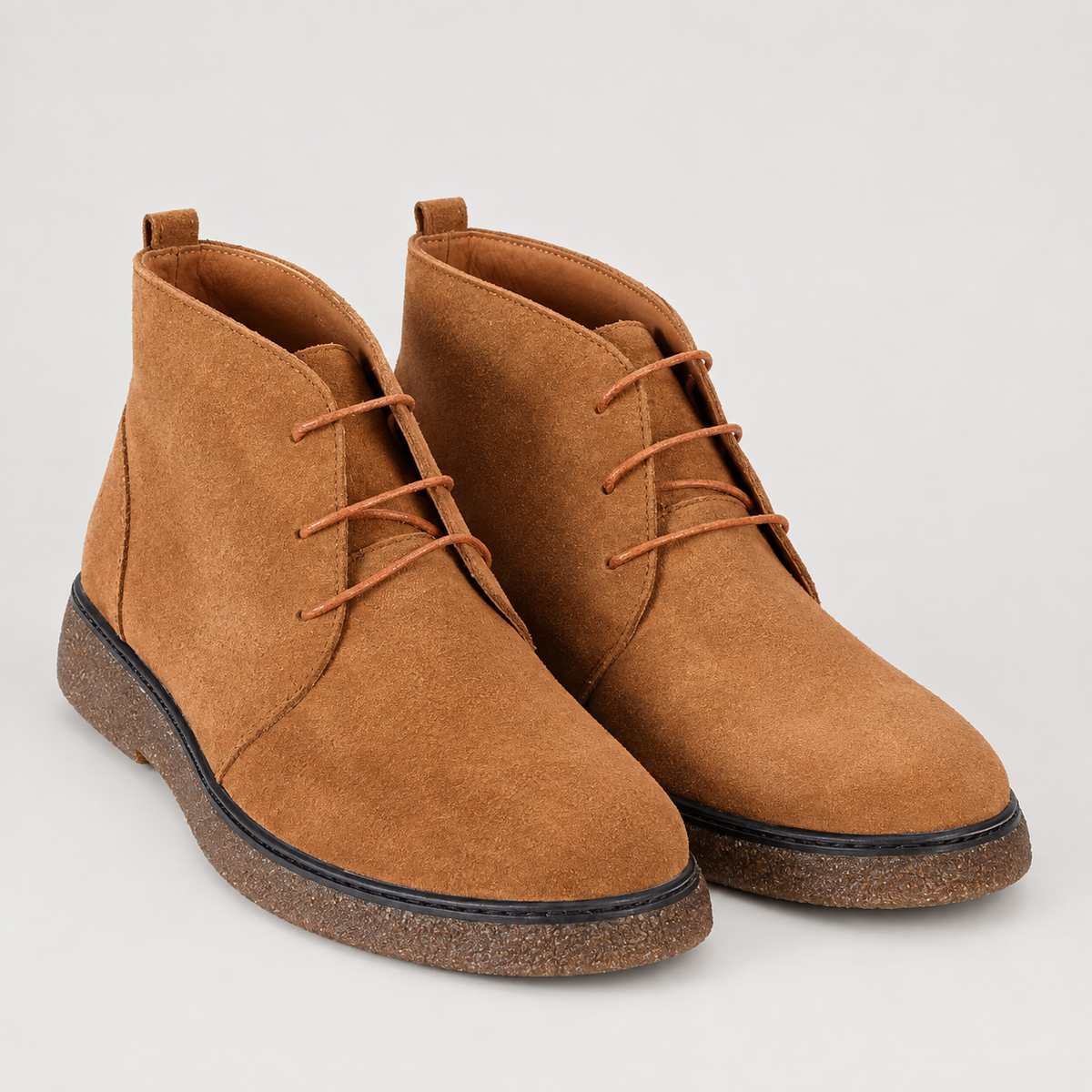 Bottines Chukka Daim Camel