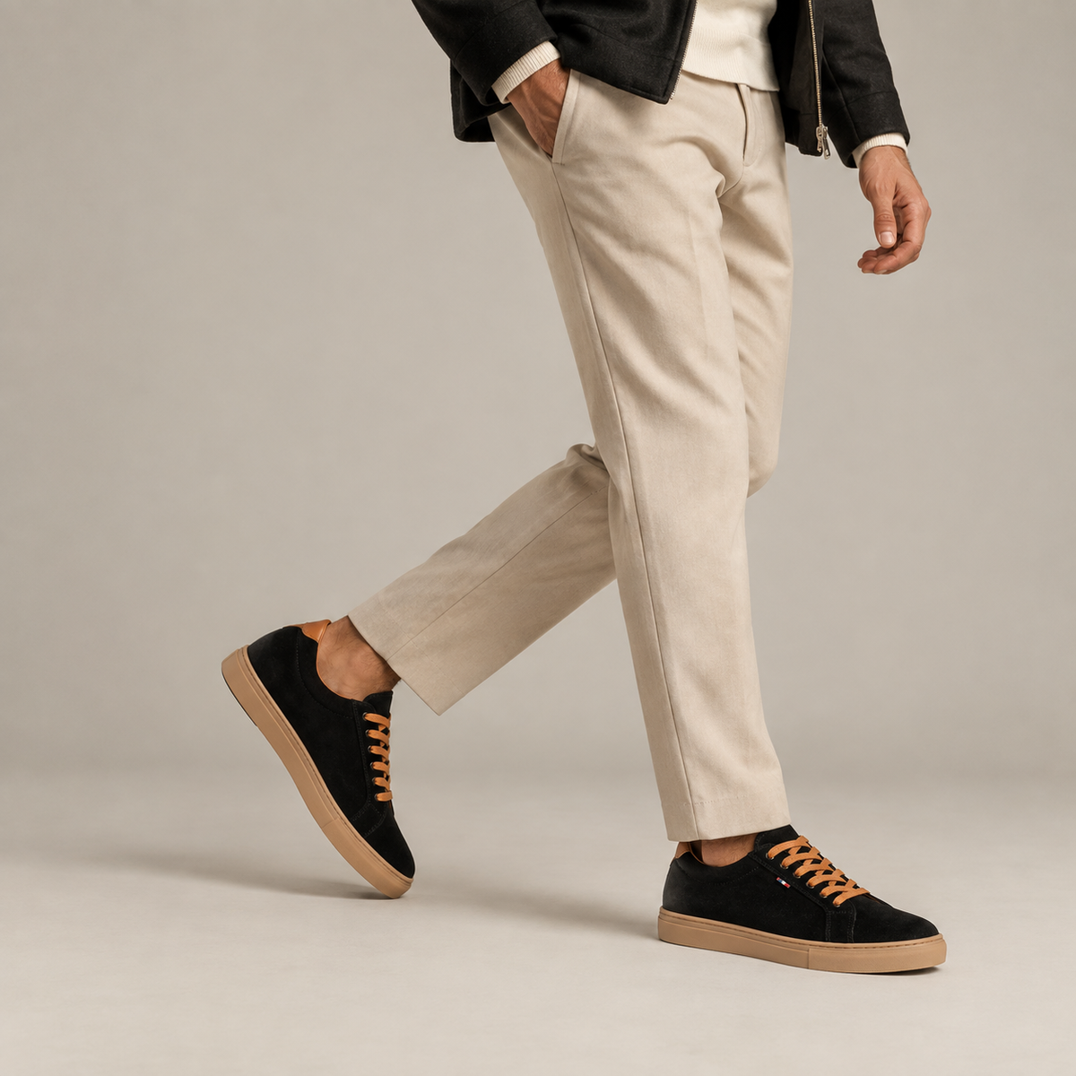Sneakers en Daim Artisanales